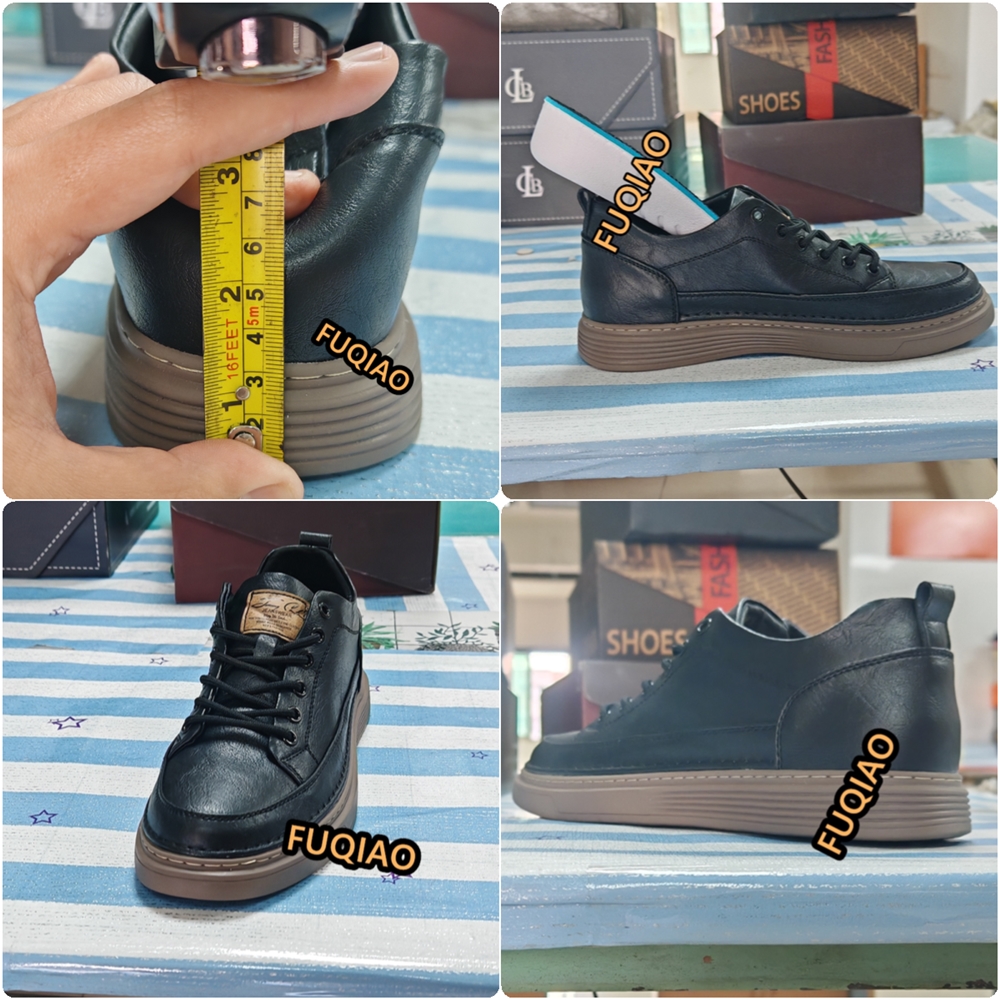 5cm Height Increase Leather Sh - Men'S Shoes Comfortable Walking recension och pris
