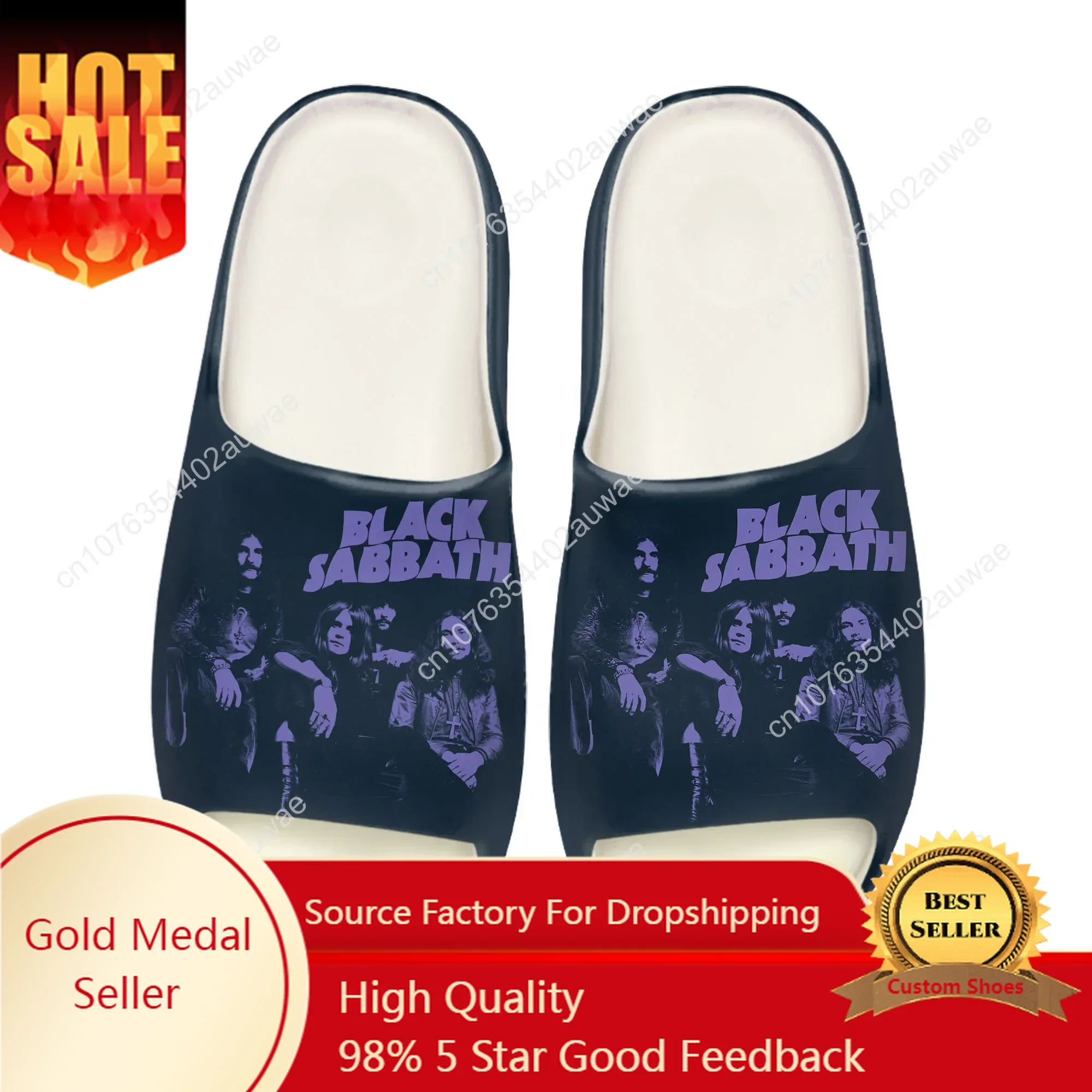 Black Heavy Metal Band Sabbath - Men Shoes Office recension och pris