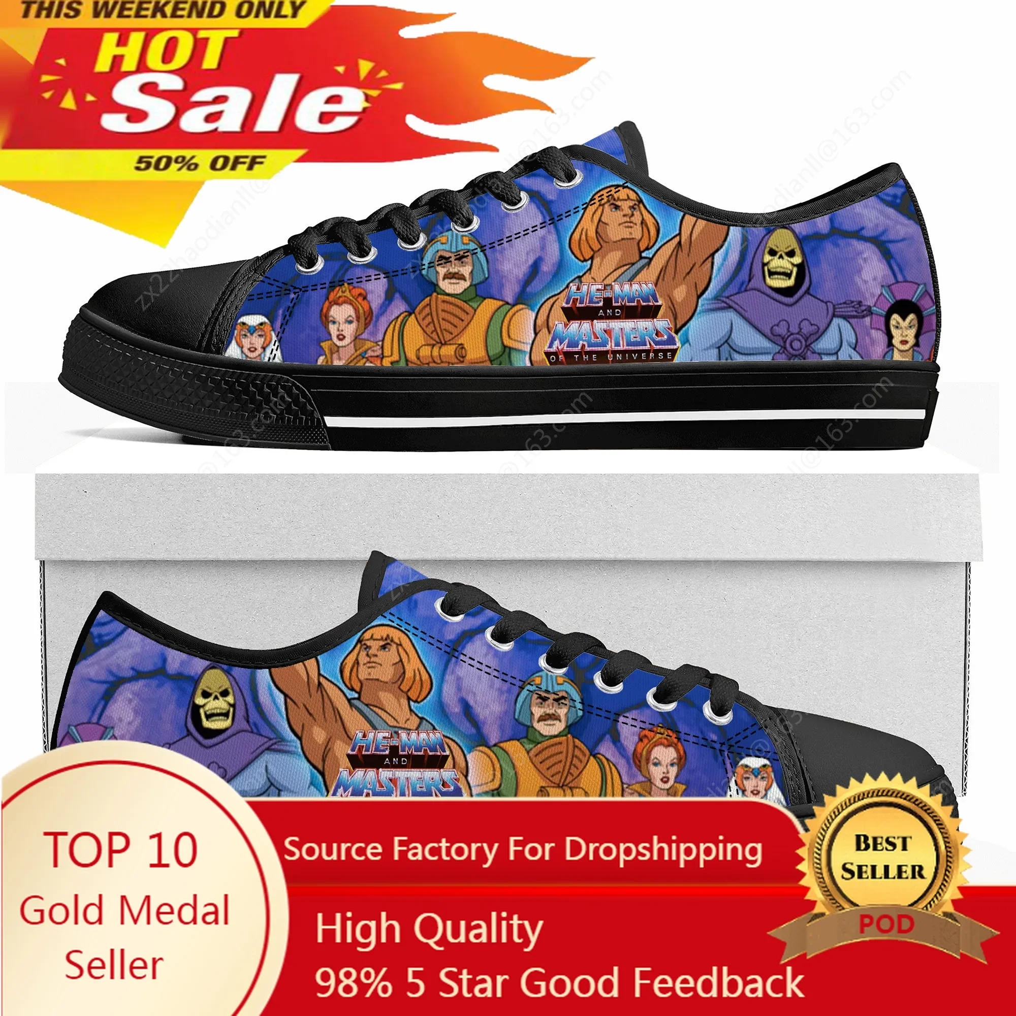 He-Man Masters Of The Universe - Canvas Sneaker High recension och pris