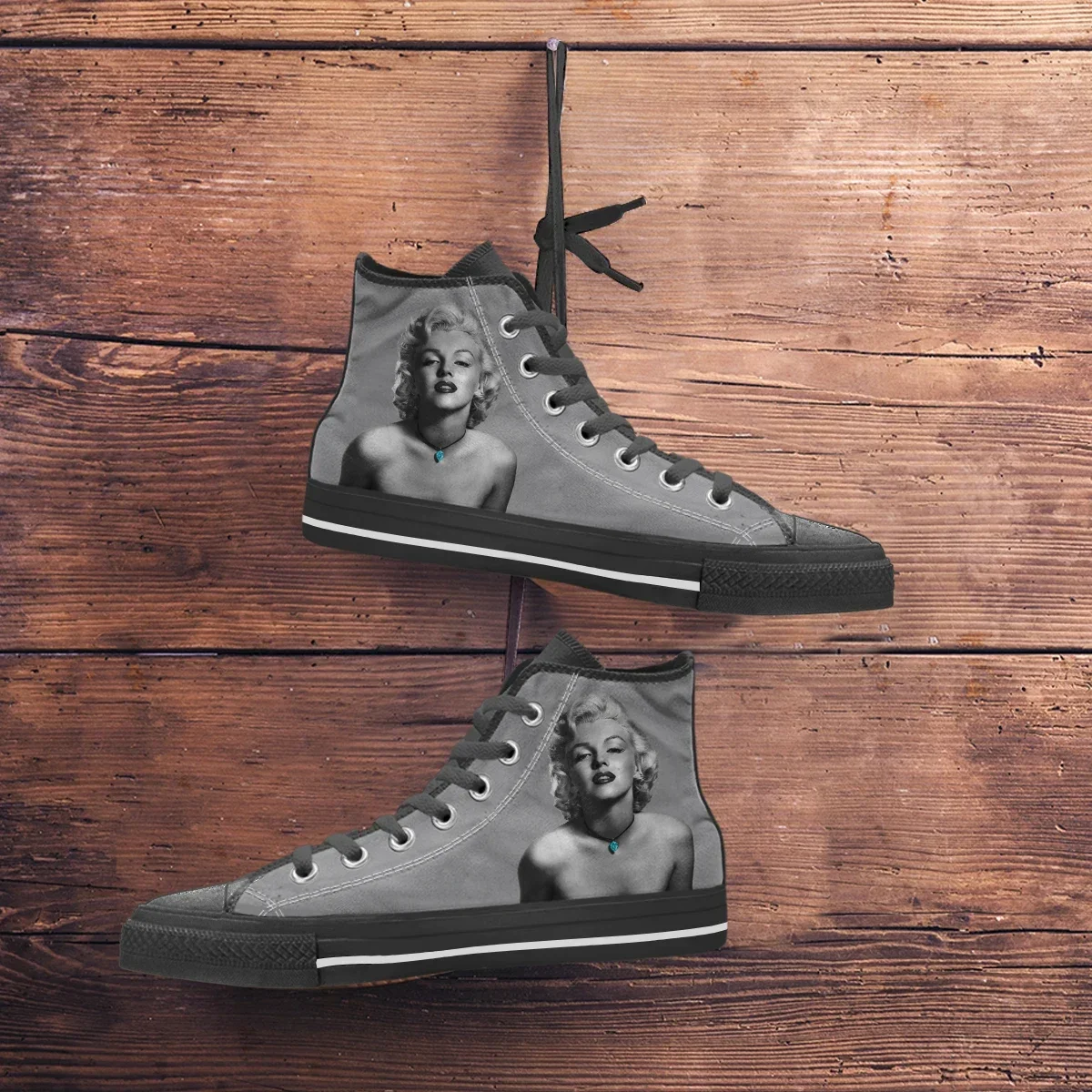 New Fashion Female High Top Ca - Canvas Sneaker High recension och pris