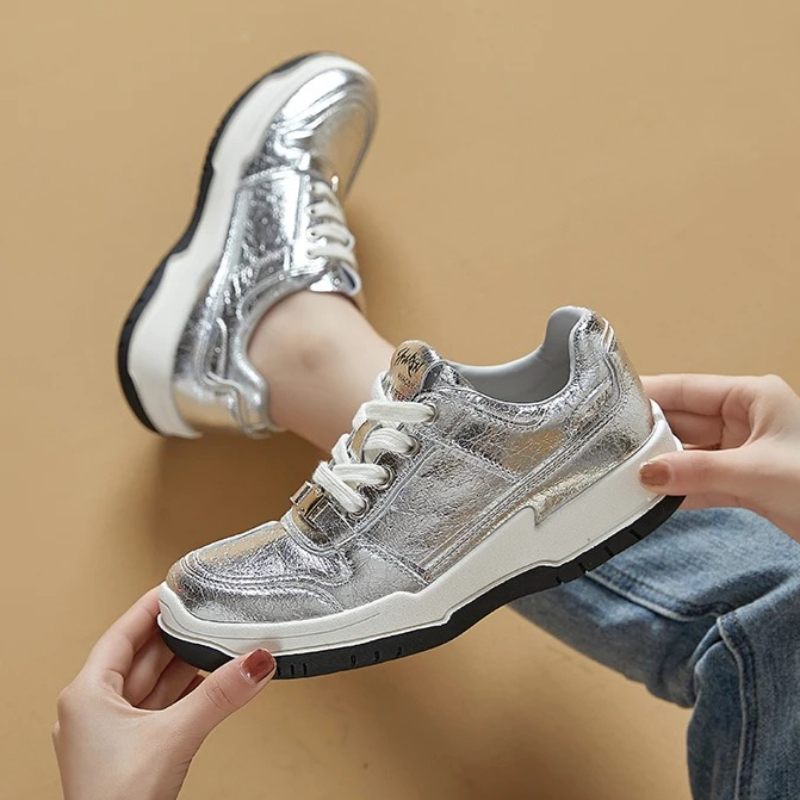 Novelty Metalized Pattern Desi - Casual Sneaker Low recension och pris
